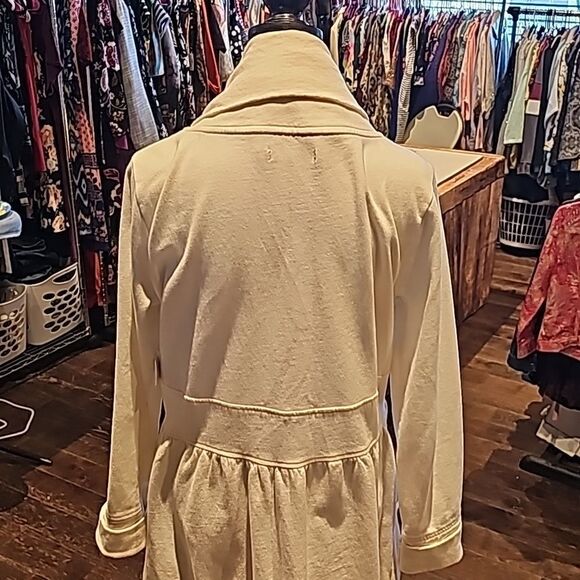 Prana cream color lightweight button front jacket size medium - Picture 4 of 7